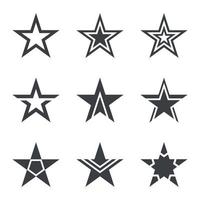 Star sign design. Vector illustration