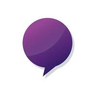 speech bubble communication isolated icon vector