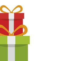 gift boxes present isolated icon vector