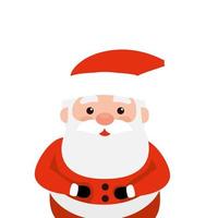 merry christmas santa claus character vector