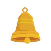 bell christmas decoration isolated icon vector