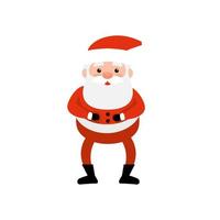 merry christmas santa claus character vector