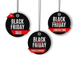 Black Friday Sale Banner Template. Vector Illustration