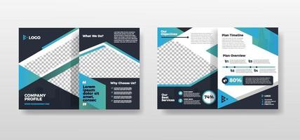 Company Profile Cover Template vector