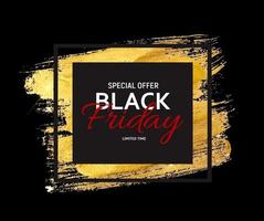 Black Friday Sale Banner Template. Vector Illustration