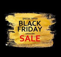 Black Friday Sale Banner Template. Vector Illustration