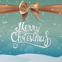 Merry Christmas and New Year Background. Vector Illustration