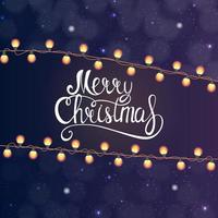 Merry Christmas and New Year Background. Vector Illustration