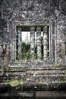 preah vihear antiguo templo khmer ruinas hito en camboya foto