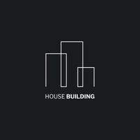 Modern elegant architecture logo design Buildings vector