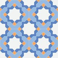 Seamless abstract architectural pattern tiles background. vector