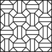 Seamless abstract architectural pattern tiles background. vector