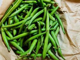 Green beans uncooked photo