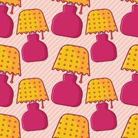 table lamp seamless pattern illustration vector