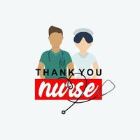 International Nurse Day Greeting Design Celebrate vector