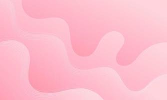 Abstract Pink Fluid Wave Background vector