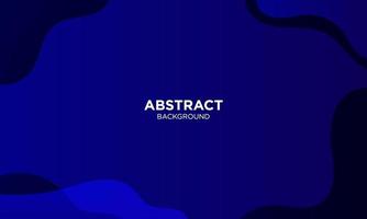 Abstract Blue Fluid Wave Background vector