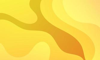 Abstract Yellow Fluid Wave Background vector