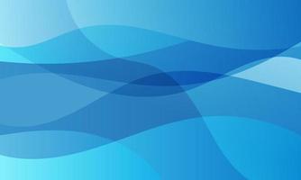 Abstract Blue Fluid Wave Background vector