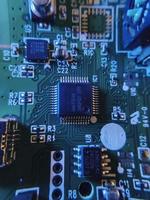 Part components inside joystick of a console game photo