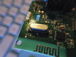 Part components inside joystick of a console game photo