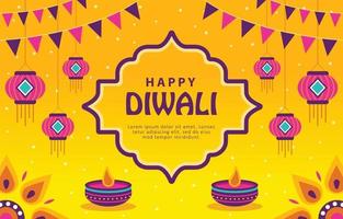 Happy Diwali Festival Background vector