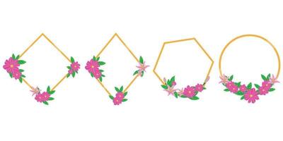 Floral Frame, Spring frame vector