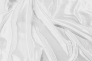 Abstract white satin silky cloth for background photo