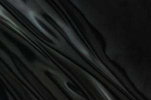 Abstract black satin silky cloth for background photo