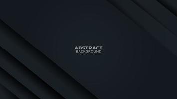 Modern Abstract Black  Luxury Background Overlap Layer With Shadow vector