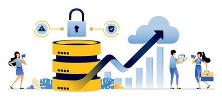 analyze service performance of security systems for cloud databases vector