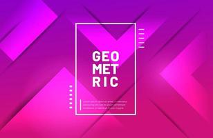 Abstract geometric background with modern gradient color vector