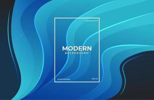 Minimalist Elegant background with fluid shapes in blue black color vector