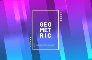 Abstract geometric background with modern gradient color vector