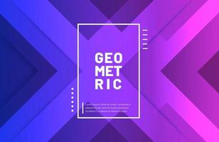 Abstract geometric background with modern gradient color vector