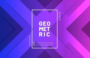 Fondo geométrico abstracto con color degradado moderno vector