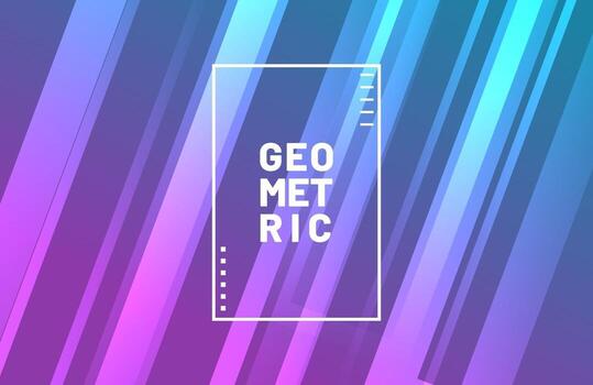 Abstract geometric background with modern gradient color vector