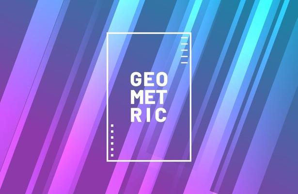 Abstract geometric background with modern gradient color