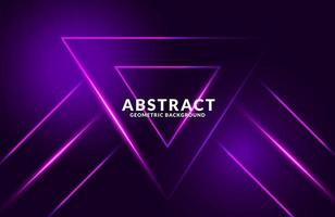 Dark purple Realistic abstract Geometric background vector