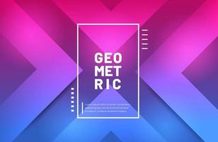 Abstract geometric background with modern gradient color vector