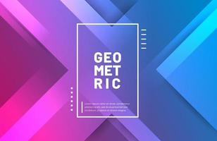 Abstract geometric background with modern gradient color vector