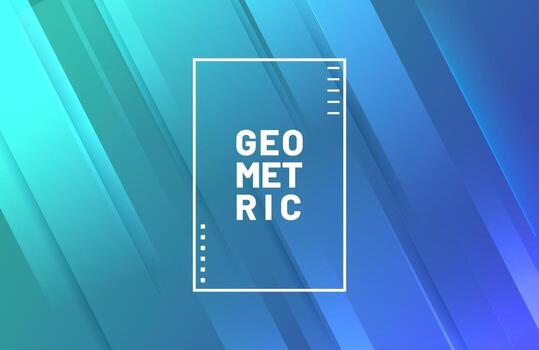 Abstract geometric background with modern gradient color vector