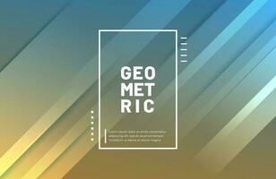 Abstract geometric background with modern gradient color vector