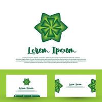 colorfull flower logo vector