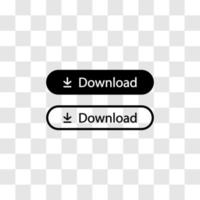 descargar icono de botón pulsador en elementos web vector