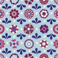 ornamento floral de estilo vintage abstracto vector