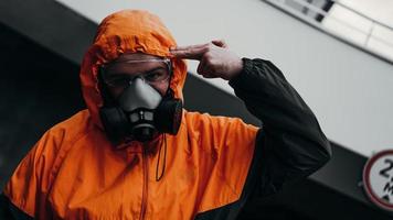respirador de protección media máscara para gases tóxicos foto