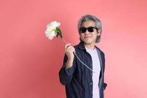 Man on Pink photo