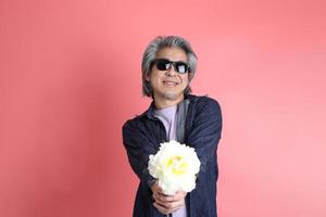 Man on Pink photo