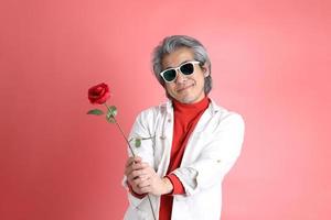 Man on Pink photo